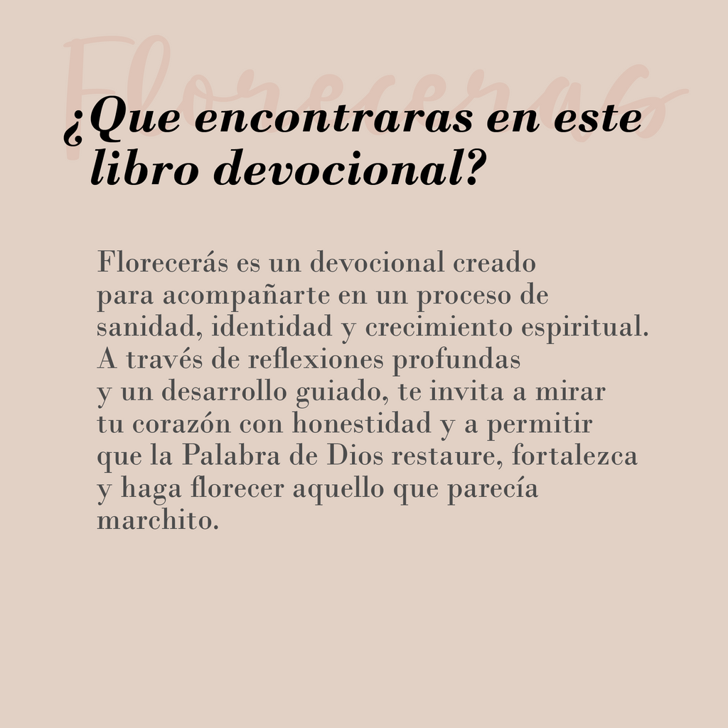 Floreceras Devocional Cristiano para Mujeres en espiral, encuadernado a mano, 60 Devocionales Guiados